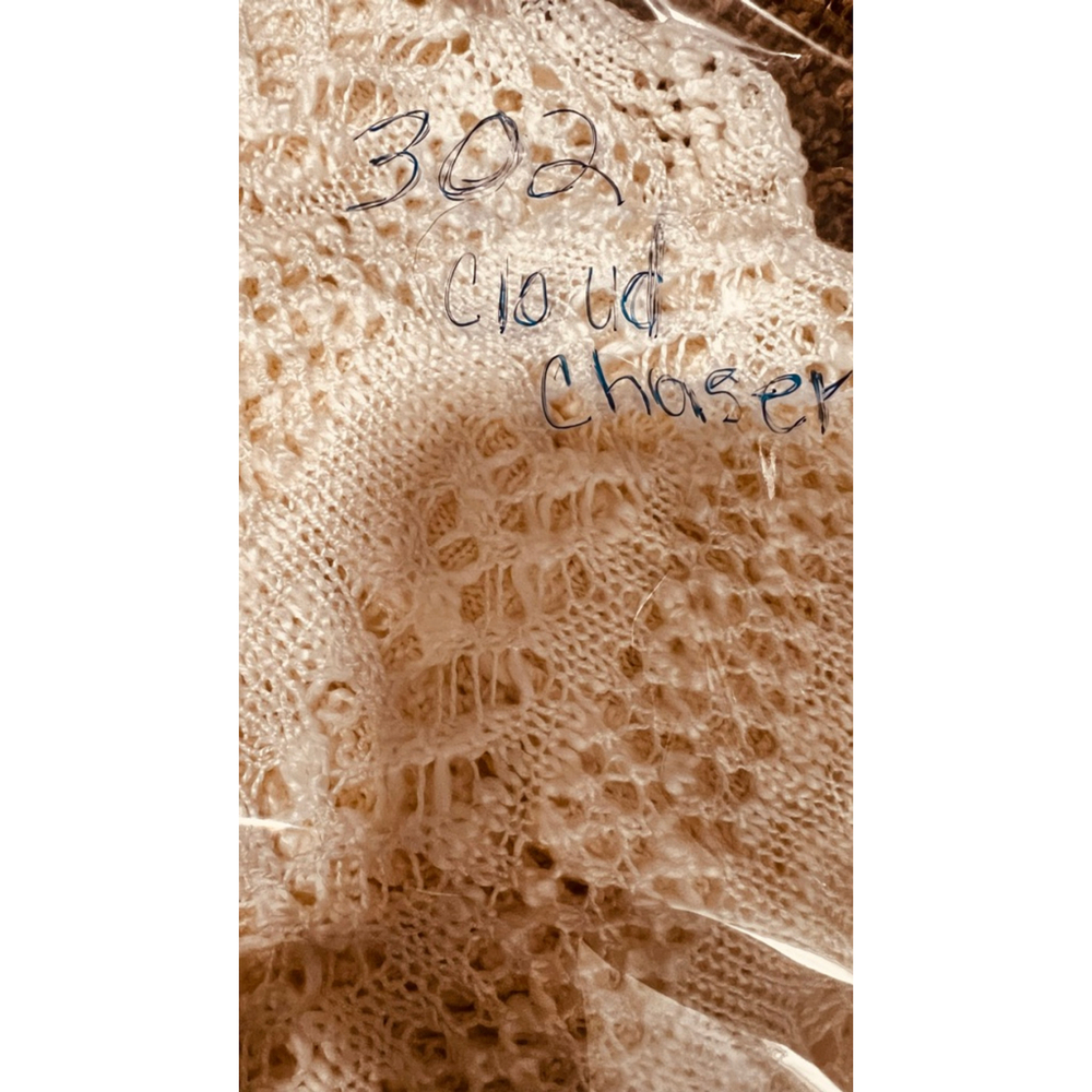 Cloud Chaser Boho Chic Loose Knit Cardigan Shawl Cover Up Crochet Open Knit L - Picture 12 of 12